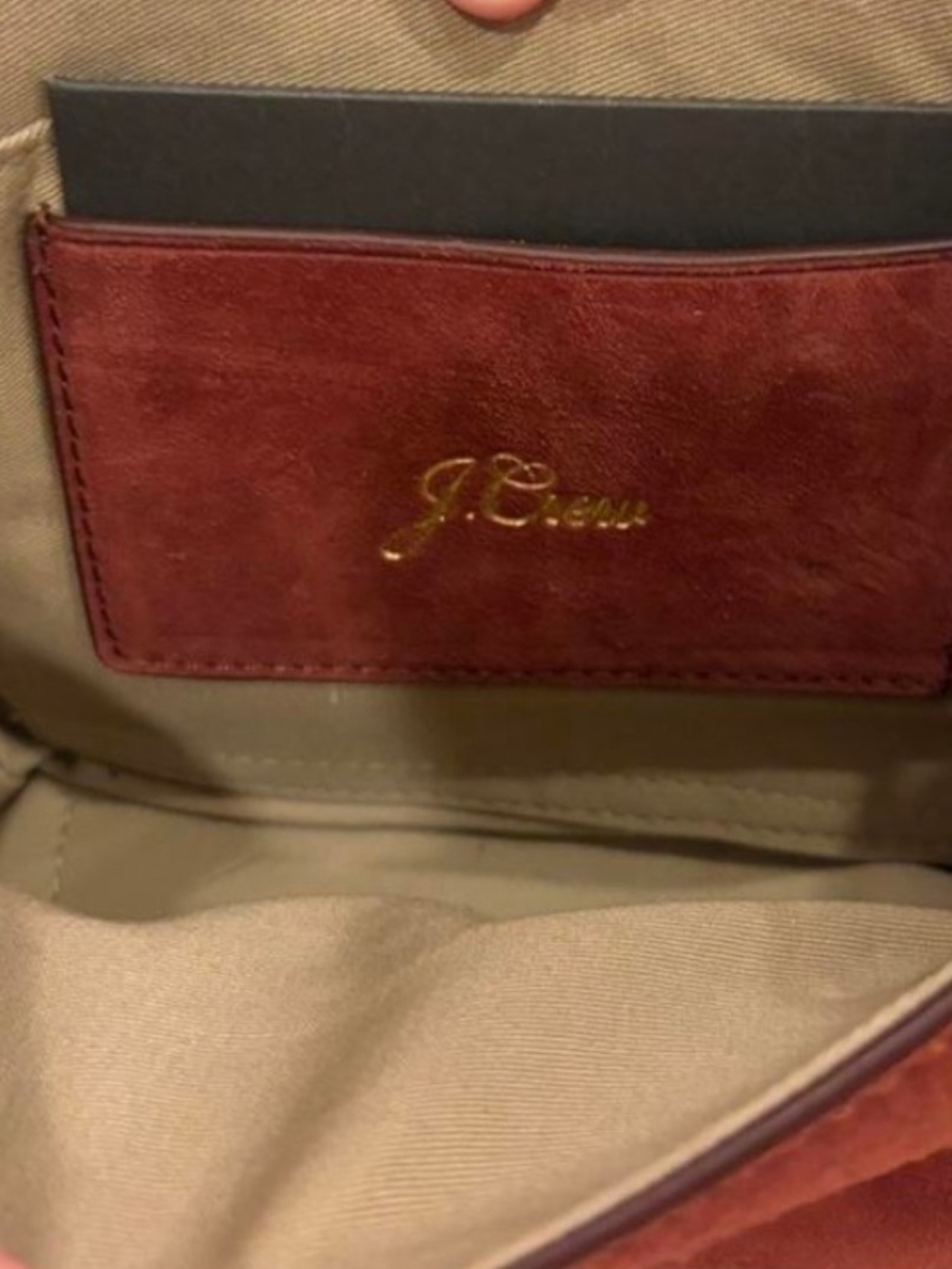 J.Crew Crossbody Buckle Bag in Italian Suede (Item J7204) NWT - Picture 8 of 8